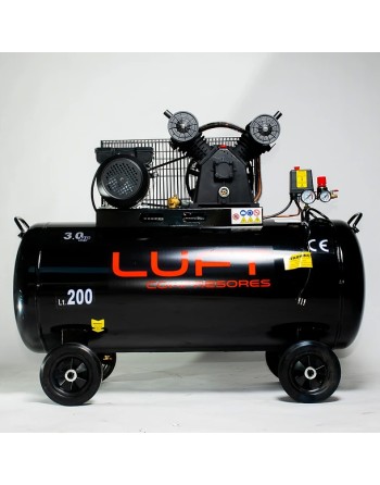 Compresor de Aire 3 HP 200 Litros LUFT